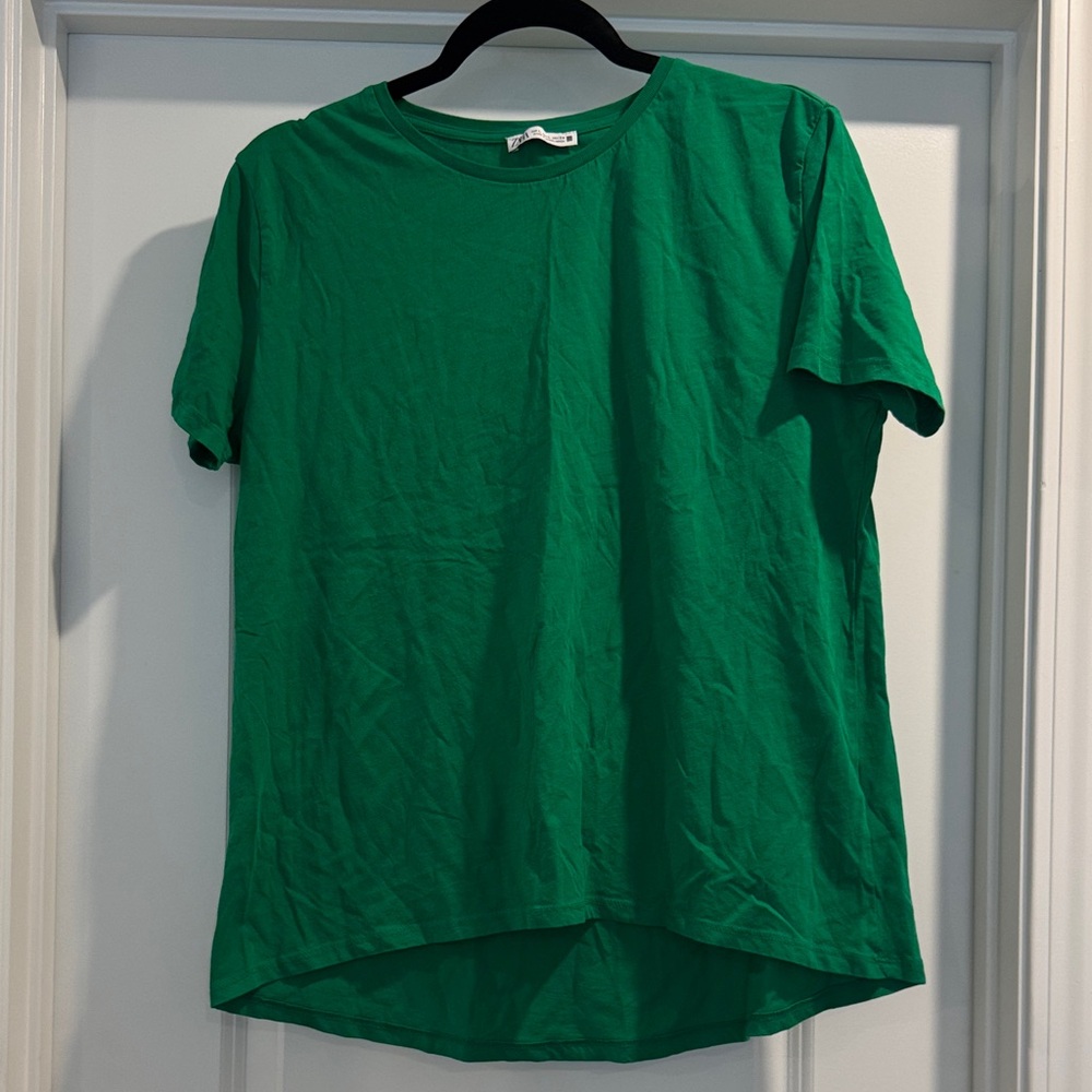 Zara Green Short Sleeve Tee